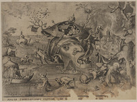 TvB G 0542
          <br/>
          Verzoeking Antonius
          <br/>
          <em>Heyden, Pieter van de (ca. 1530-na 1572)</em>